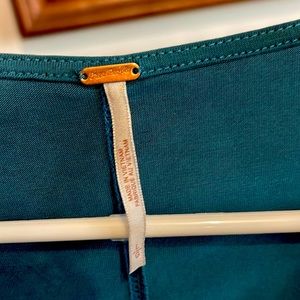 Pine green blouse from free people